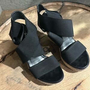 Woven wedges by Stuart Weitzman